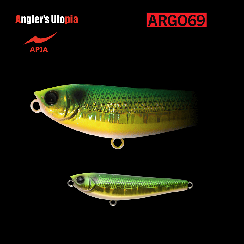 APIA ARGO 69 69mm 8.5gr 08 Green Gold Kohada
