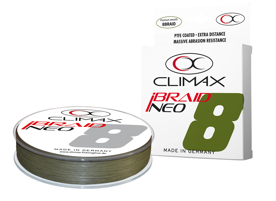 FIR CLIMAX iBRAID NEO X8 OLIVE 135m 0.08mm 4.9kg