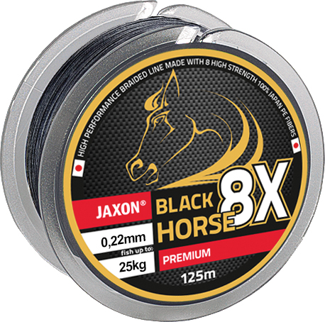 FIR TEXTIL BLACK HORSE PE 8X PREMIUM 125m 0.08mm 5kg
