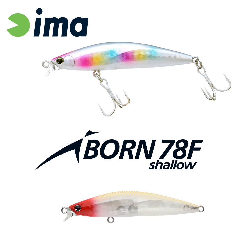 IMA IBORN 78F SHALLOW 78mm 8.5gr 015 Classical Red Head