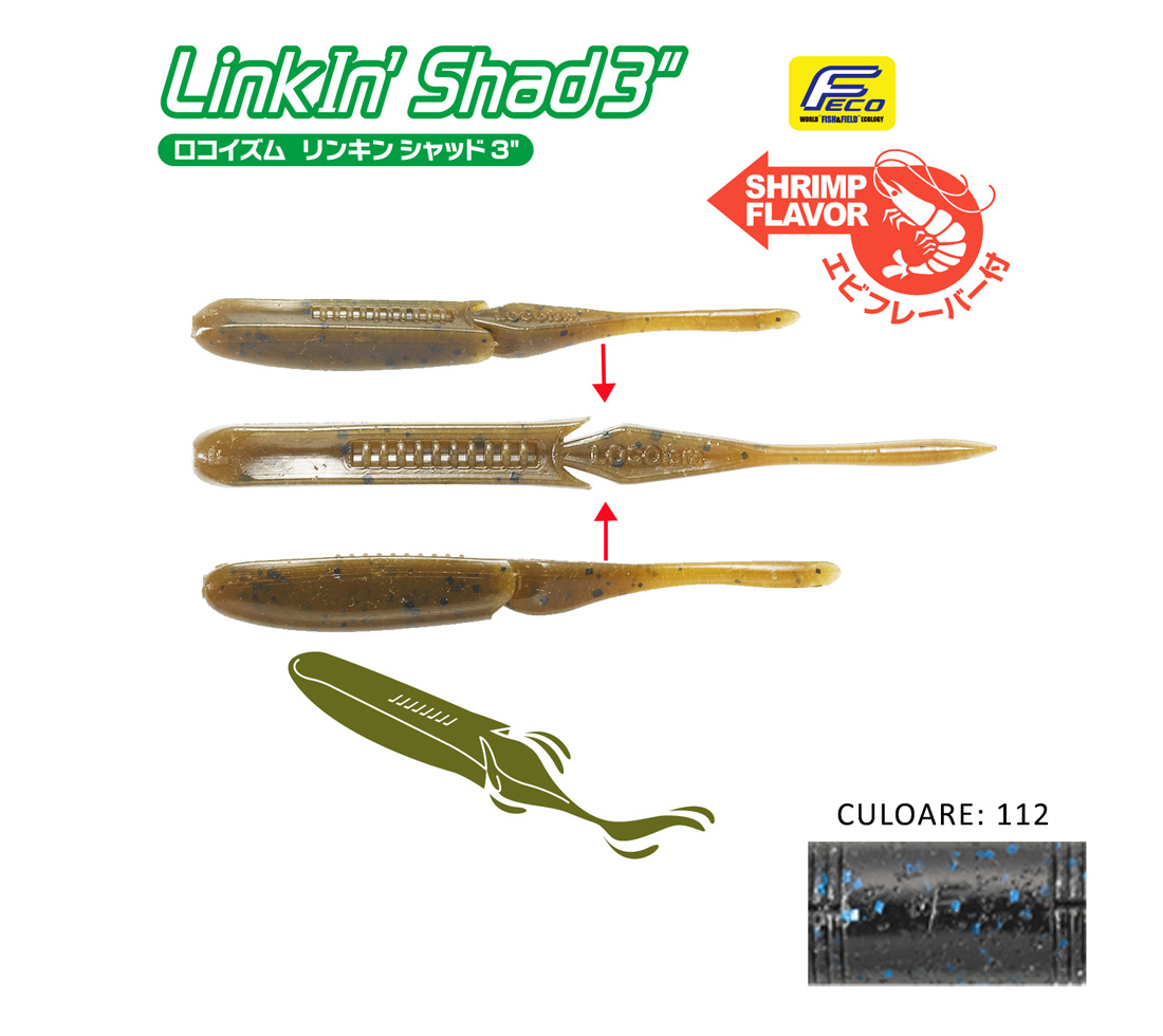 SHAD TIEMCO LINKIN SHAD 5 12.5cm Culoare 112