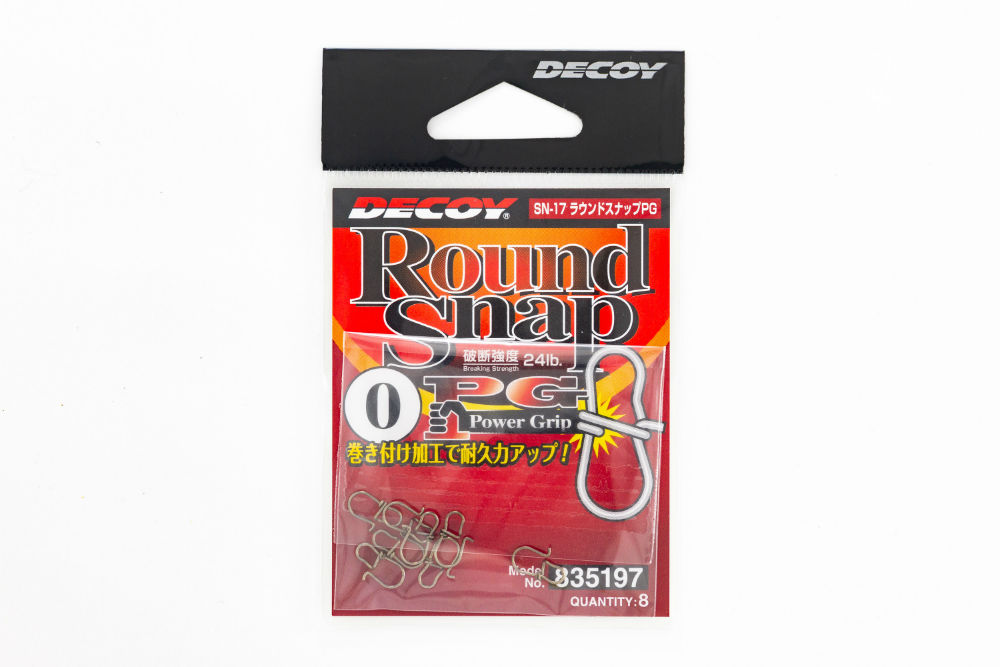 AGRAFA DECOY SN-17 ROUND SNAP PG POWER GRIP NR.0 24lbs