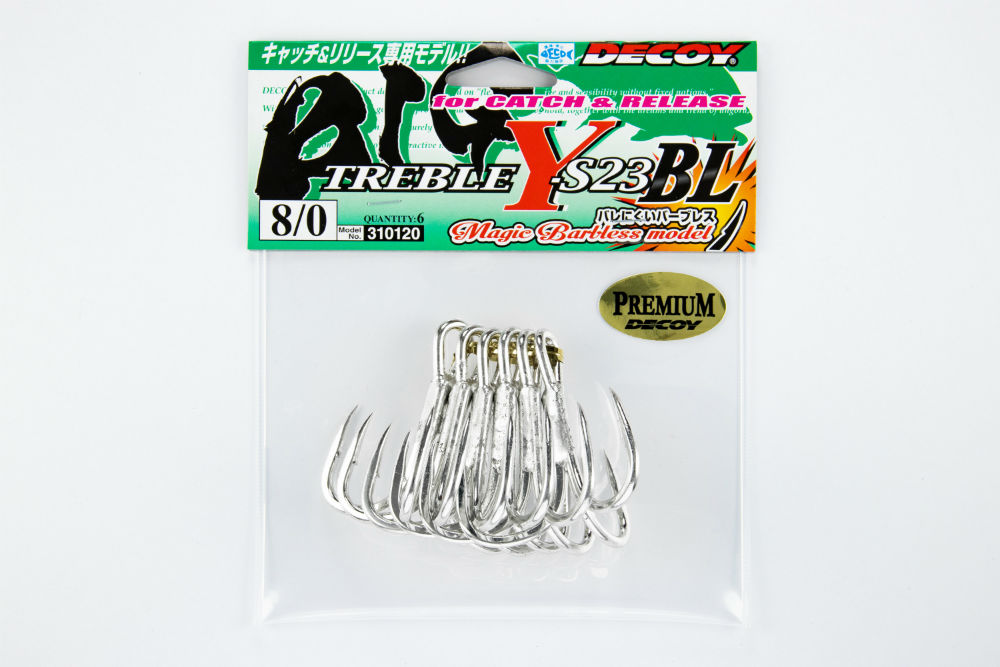 ANCORA DECOY Y-S23BL BIG TREBLE NR.10/0 Magic Barbless