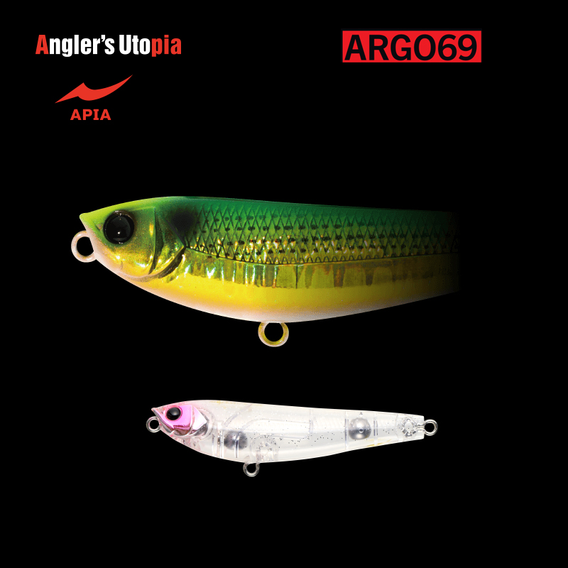 APIA ARGO 69 69mm 8.5gr 10 Peach Clear Glitter