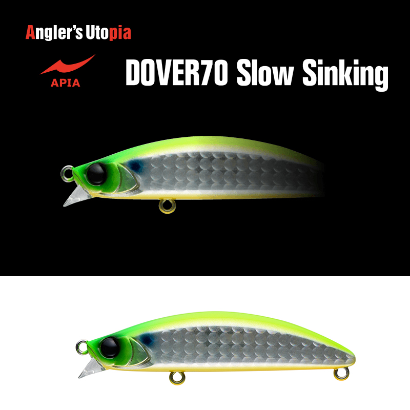 APIA DOVER 70 SLOW SINKING 70mm 10gr 10 LGH Chart Back