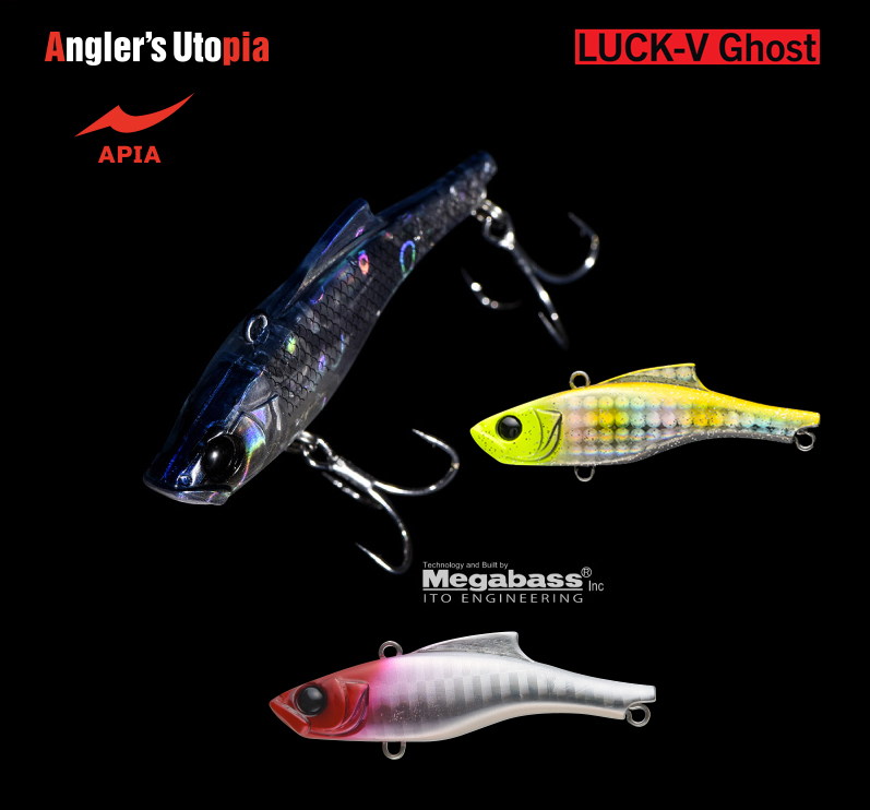APIA LUCK-V GHOST 65mm 15gr 02 Red Head Holo