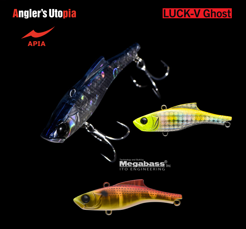 APIA LUCK-V GHOST 65mm 15gr 12 Red Gold Konosiro