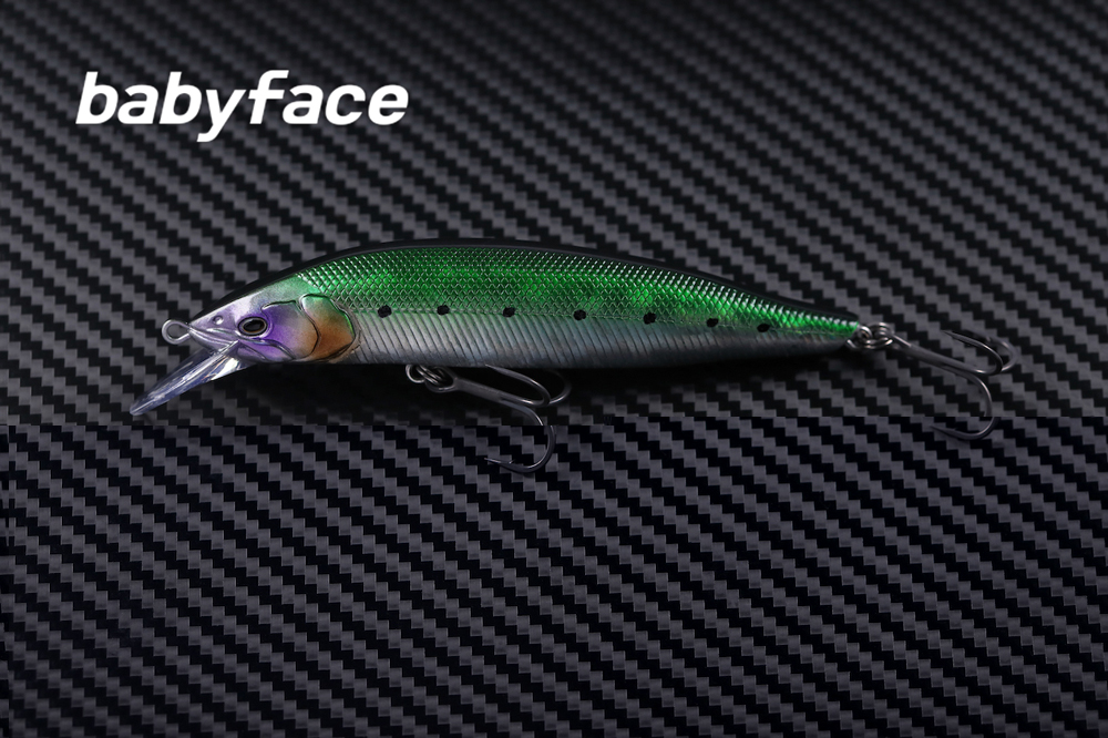 BABYFACE M100SR-SP 100mm 13.5gr 5 Ghost Wakasagi