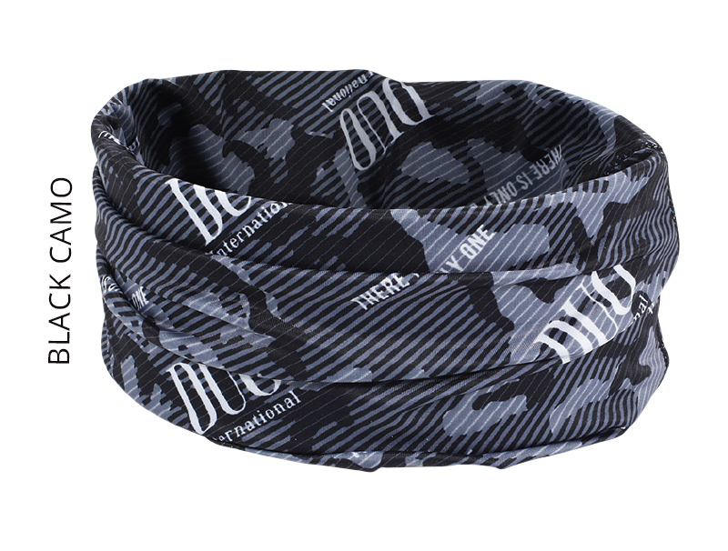 BANDANA DUO UV HEADWEAR Black Camo