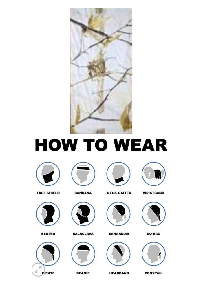 BANDANA JAXON 02 Realtree White