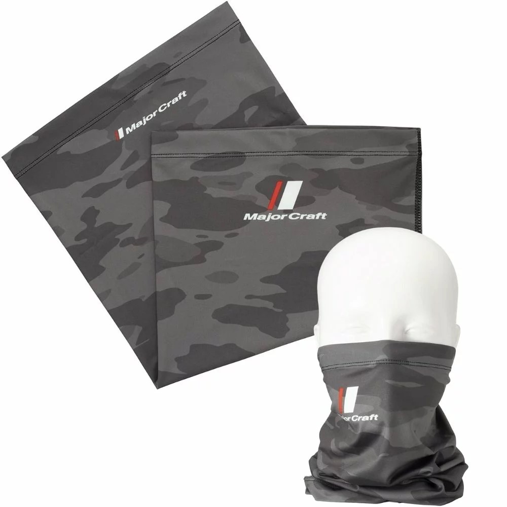 BANDANA MAJOR CRAFT UV-CUT FACE GUARD Dark Grey Camo