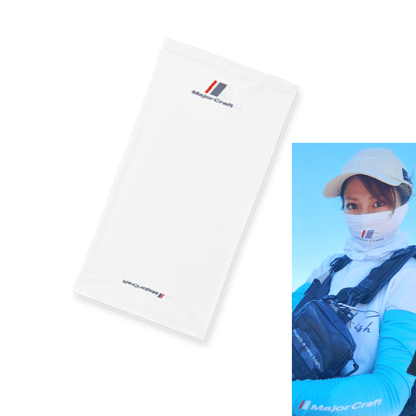 BANDANA MAJOR CRAFT UV-CUT FACE GUARD White