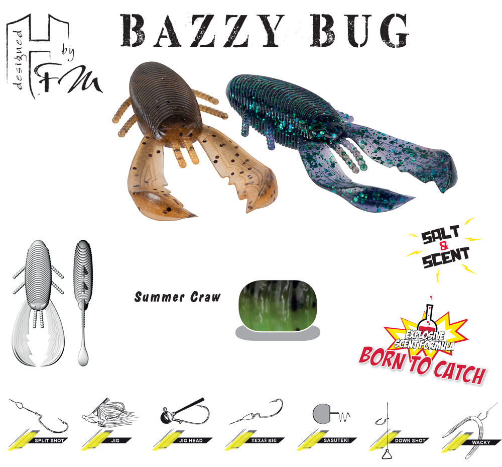 BAZZY BUG 3.2 8cm Sumer Craw