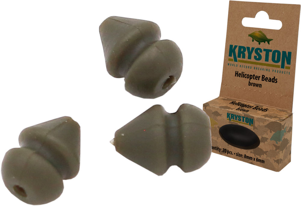 BILE KRYSTON HELICOPTER BEADS 8*6mm Brown