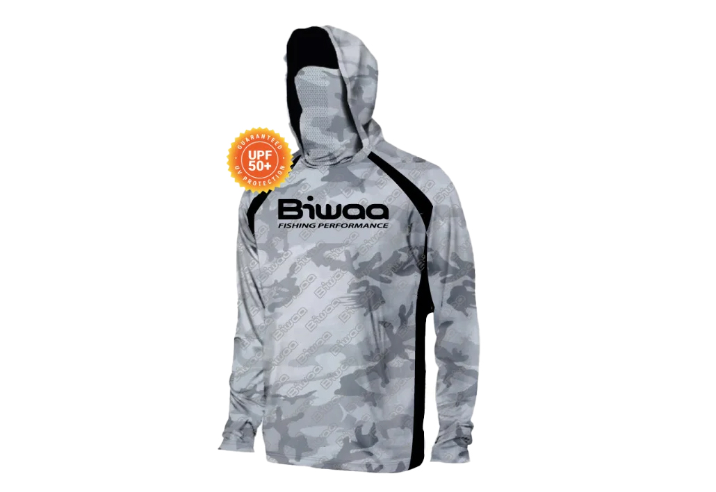 BLUZA BIWAA SOLAR UPF50+ UV HOODED 2XL