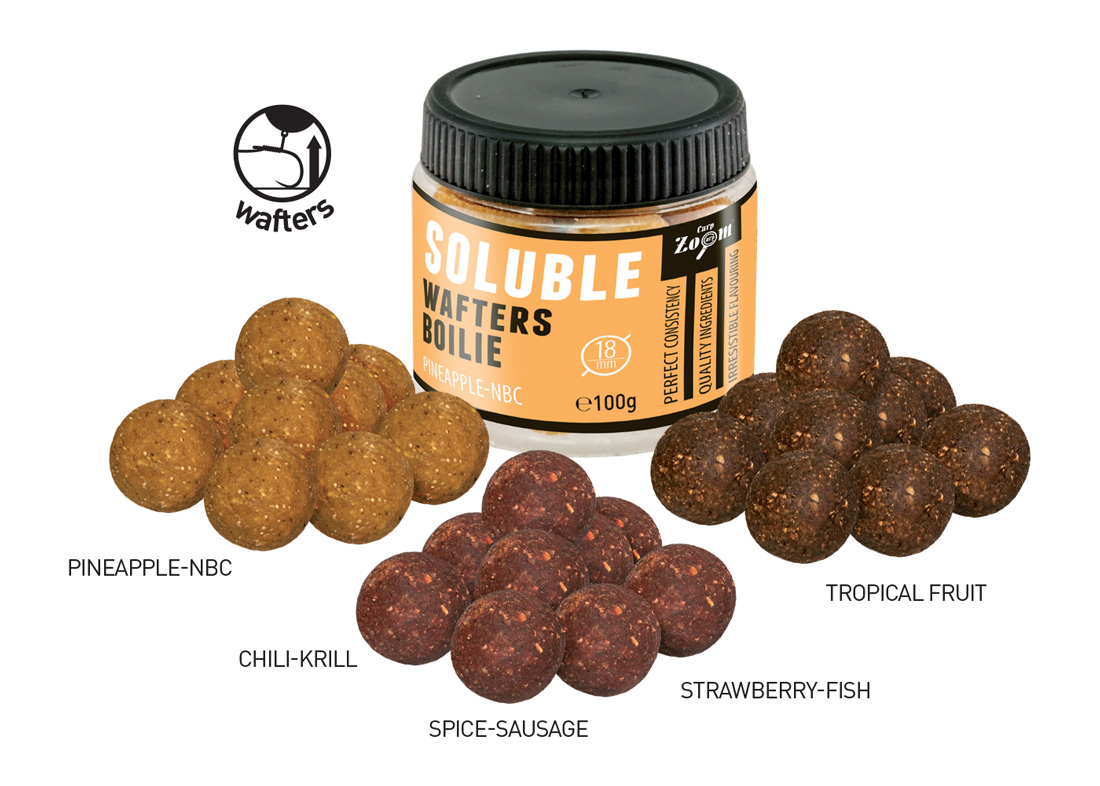 BOILIE CZ WAFTERS SOLUBILE 18mm 100gr Chilli-Krill
