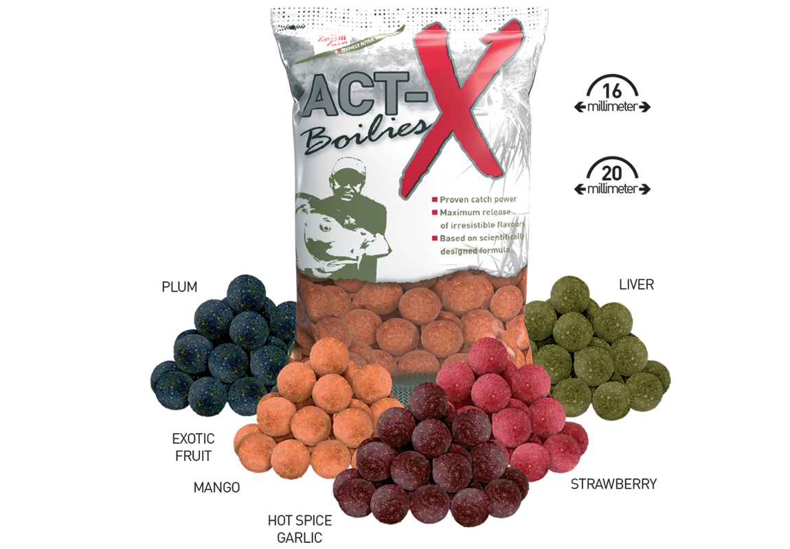 BOILIES ACT-X 16mm 800gr Mango