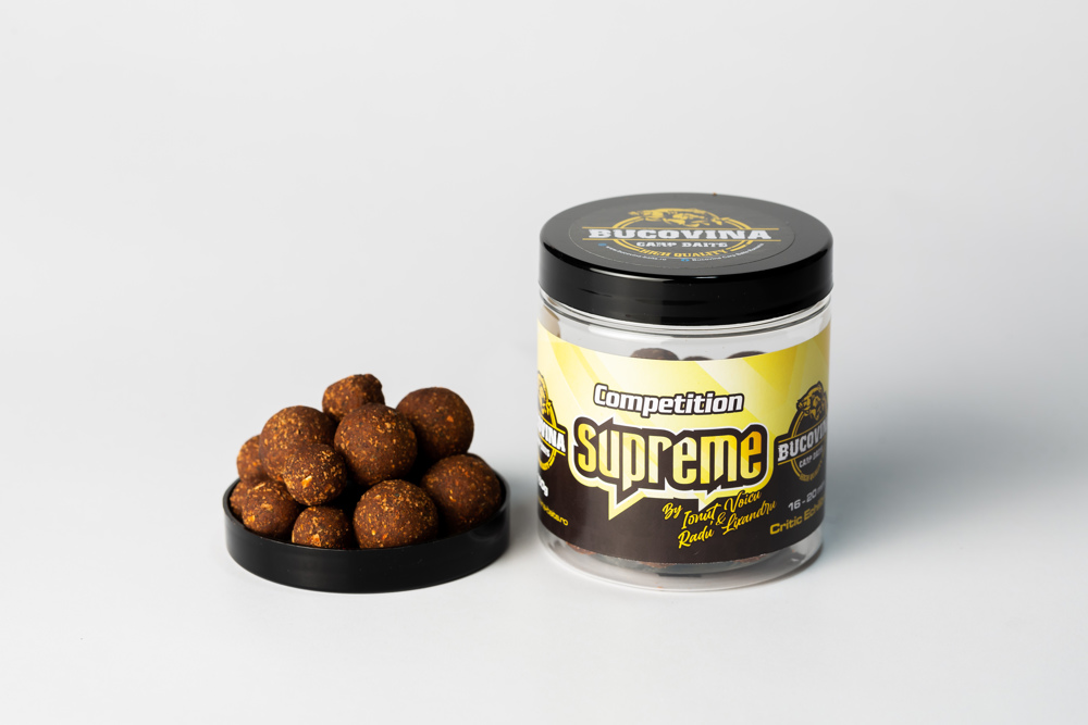 Boilies Bucovina Baits Competition Supreme Critic Echilibrat 16/20mm 120gr