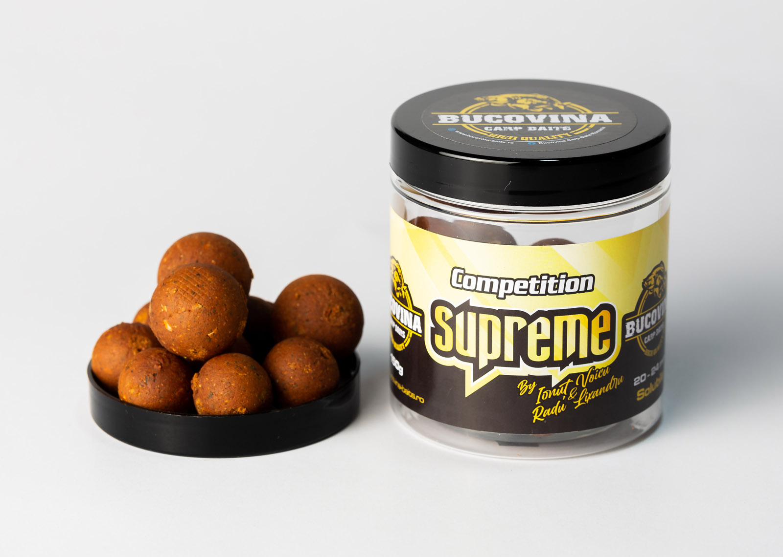 Boilies Bucovina Baits Competition Supreme de Carlig Solubil 20/24mm 150gr