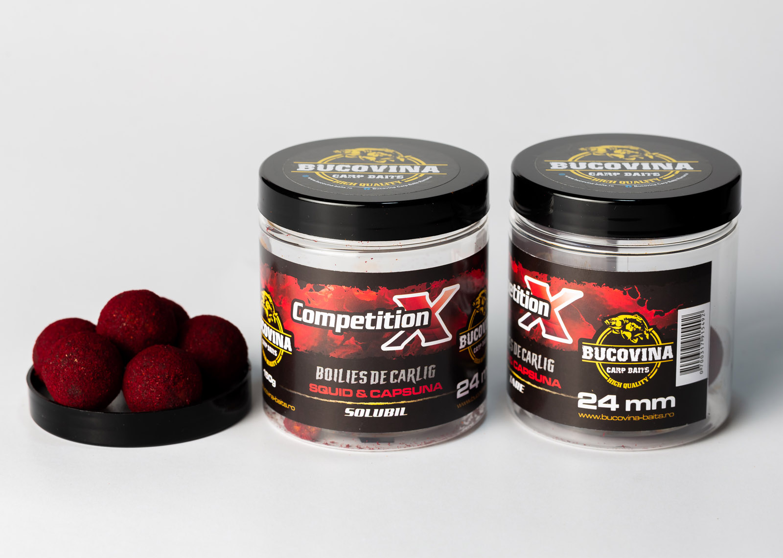 Boilies Bucovina Baits Competition X de Carlig Tare 24mm 150gr