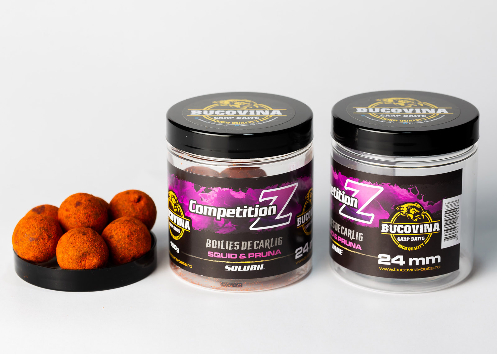 Boilies Bucovina Baits Competition Z de Carlig Tare 24mm 150gr
