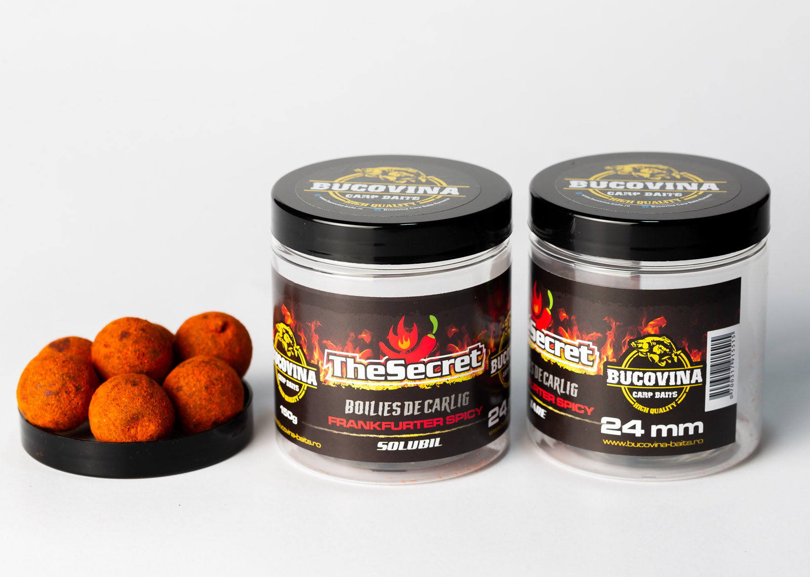 Boilies Bucovina Baits The Secret de Carlig Tare 24mm 150gr