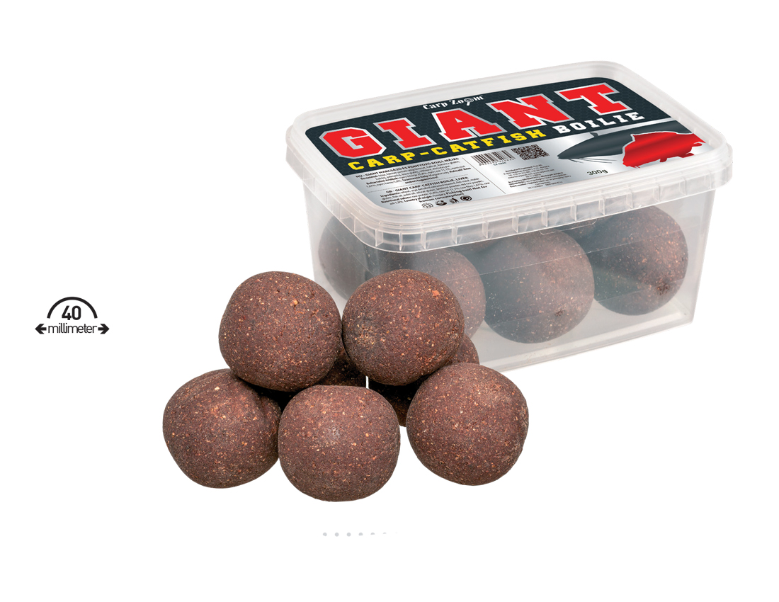 BOILIES CZ GIANT CRAP-CATFISH 40mm 300gr Liver