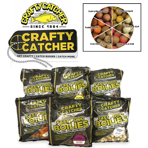 BOILIES FAST FOOD BLACKCURRANT & CRAB 500gr