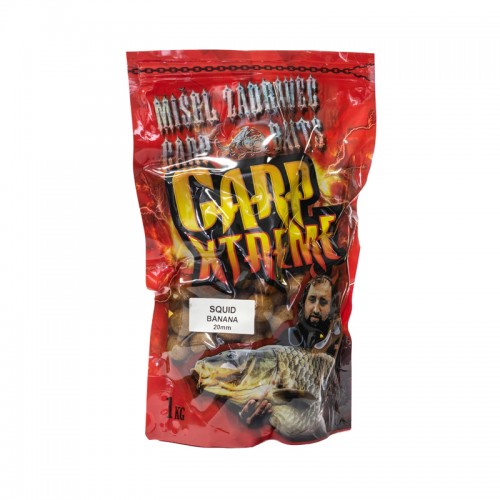 Boilies Misel Zadravec Carp Xtreme Banana Squid Tare 16mm 1kg