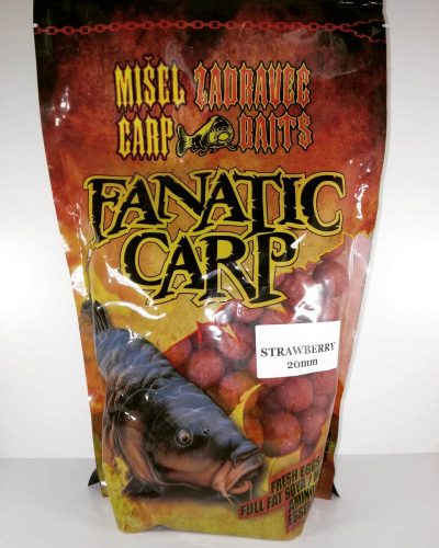 Boilies Misel Zadravec Fanatic Carp Strawberry Tare 16mm 800gr