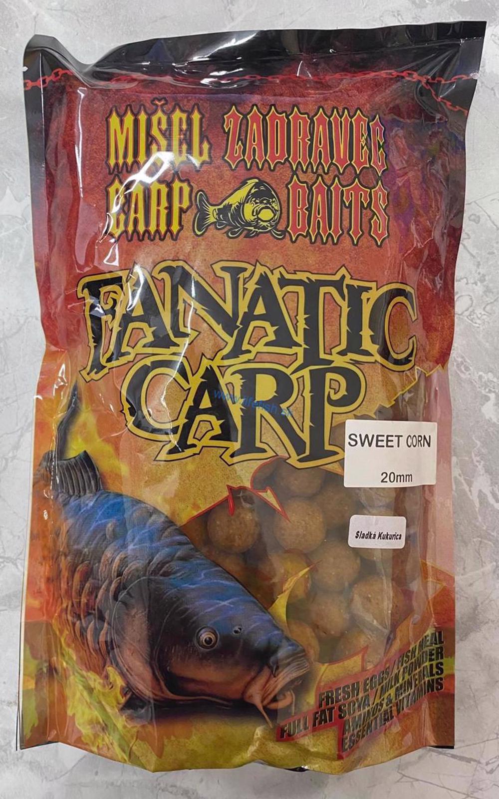 Boilies Misel Zadravec Fanatic Carp Sweet Corn Tare 16mm 800gr