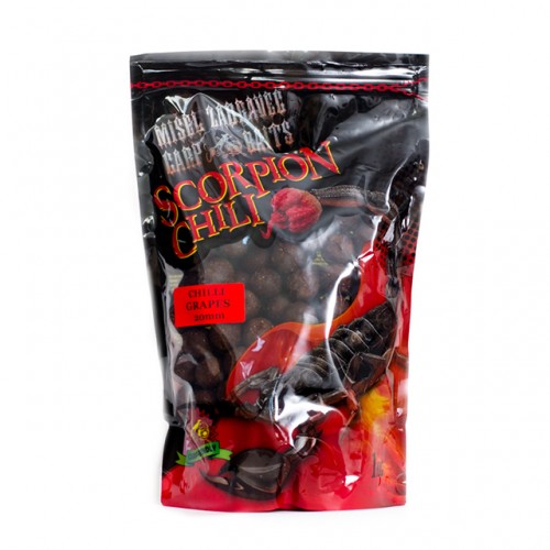 Boilies Misel Zadravec Scorpion Chili Grapes Tare 16mm 1kg