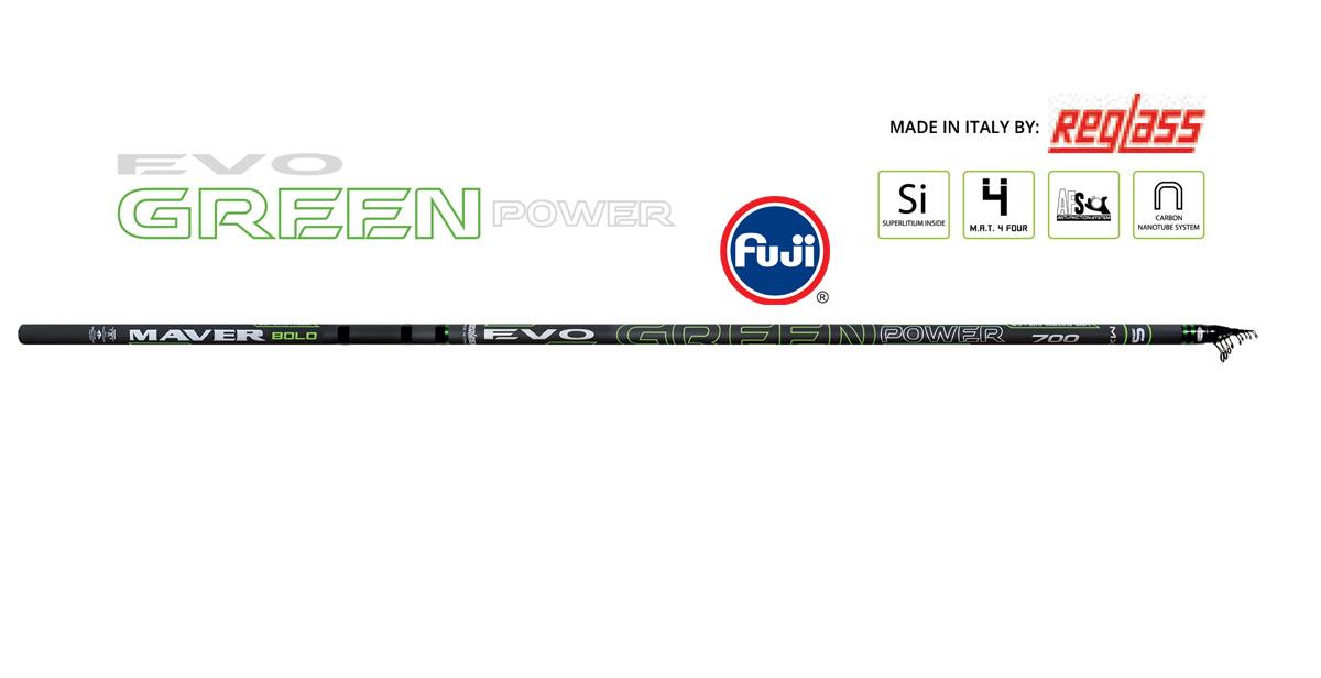 BOLOGNEZA SUPERLITIUM EVO GREEN POWER MX 8M Inele Fuji Torzite