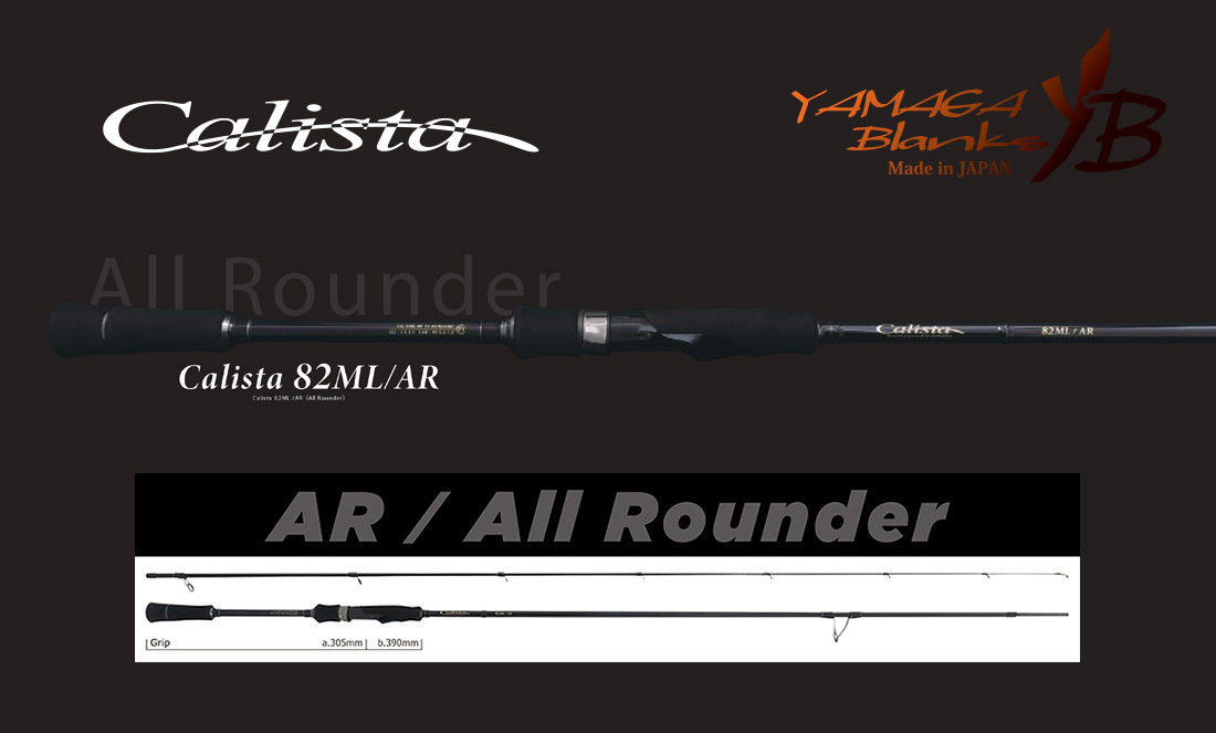 CALISTA 82ML/AR 2.496m 22gr Fuji Titanium Torzite