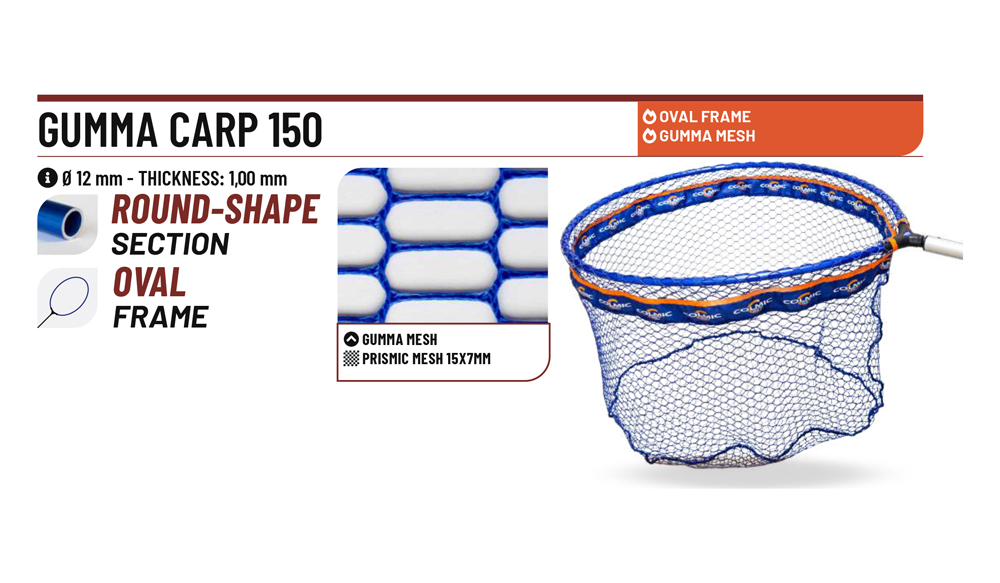 CAP MINCIOG COLMIC GUMMA CARP 150 55x48CM