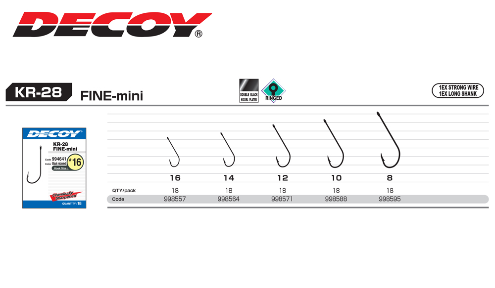 CARLIGE DECOY WORM KR-28 FINE MINI NR.8