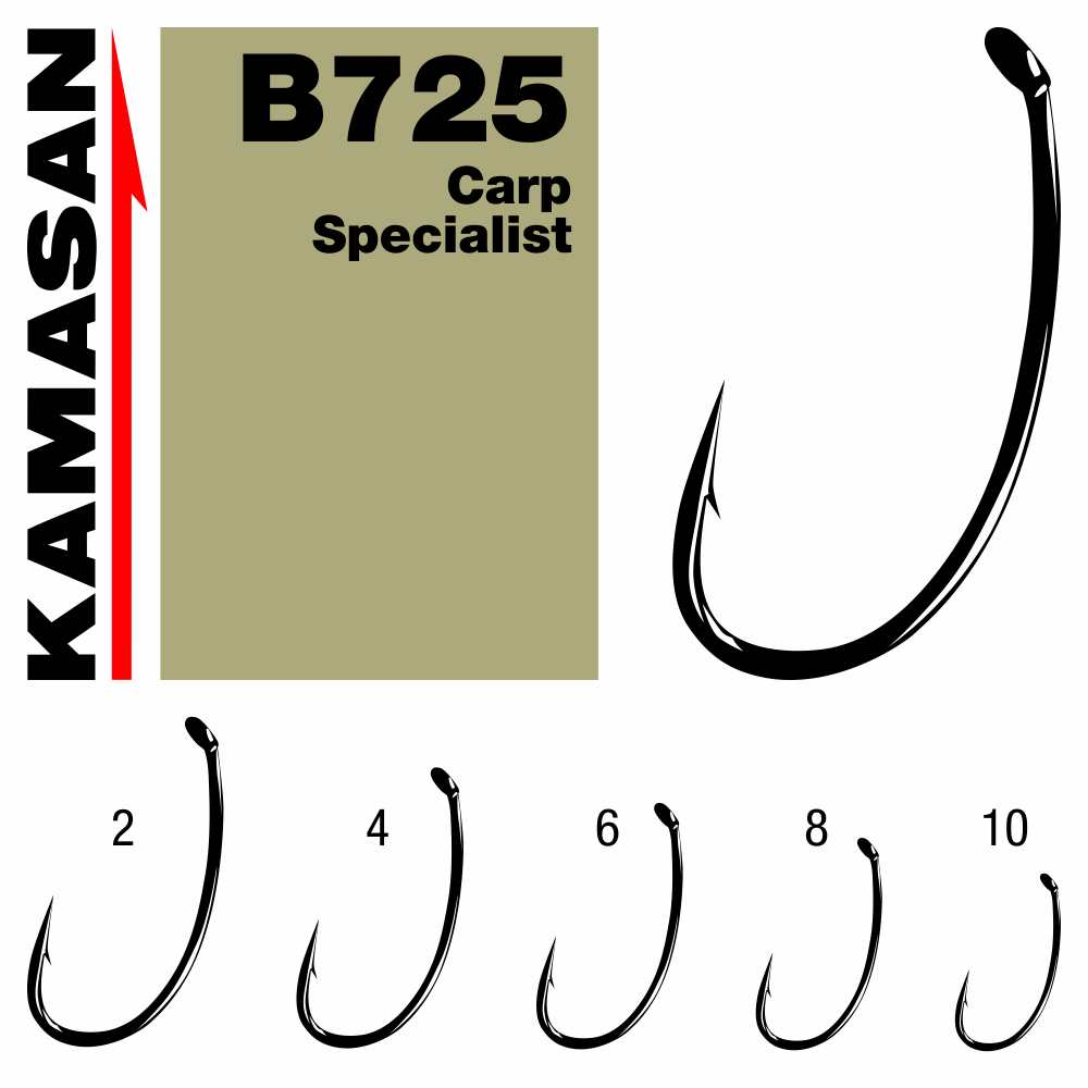 CARLIGE KAMASAN CARP SPECIALIST B725 NR 8