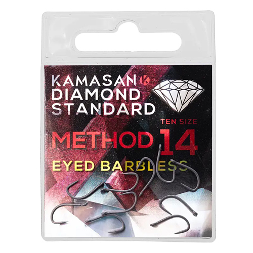CARLIGE KAMASAN DIAMOND STANDARD METHOD EYED BARBLESS #16