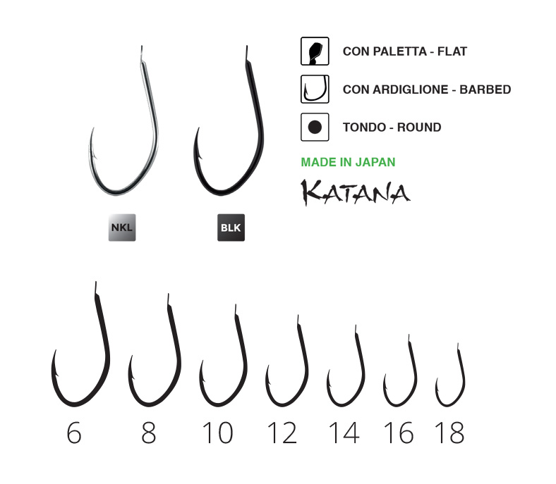 CARLIGE KATANA 1055 BLACK NR 18