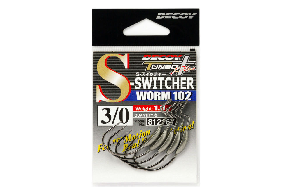 CARLIGE OFFSET DECOY WORM 102 S-SWICHER LESTAT NR.5/0 2.2gr