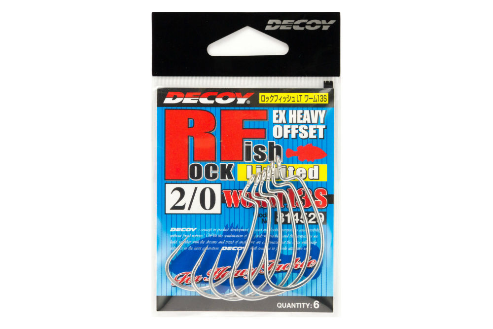 CARLIGE OFFSET DECOY WORM 13S ROCK FISH LIMITED NR.1