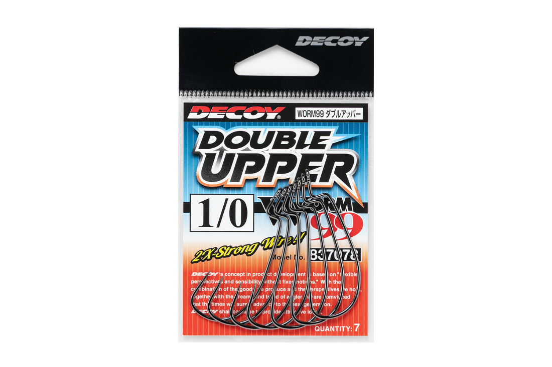 CARLIGE OFFSET DECOY WORM 99 DOUBLE UPPER #1/0