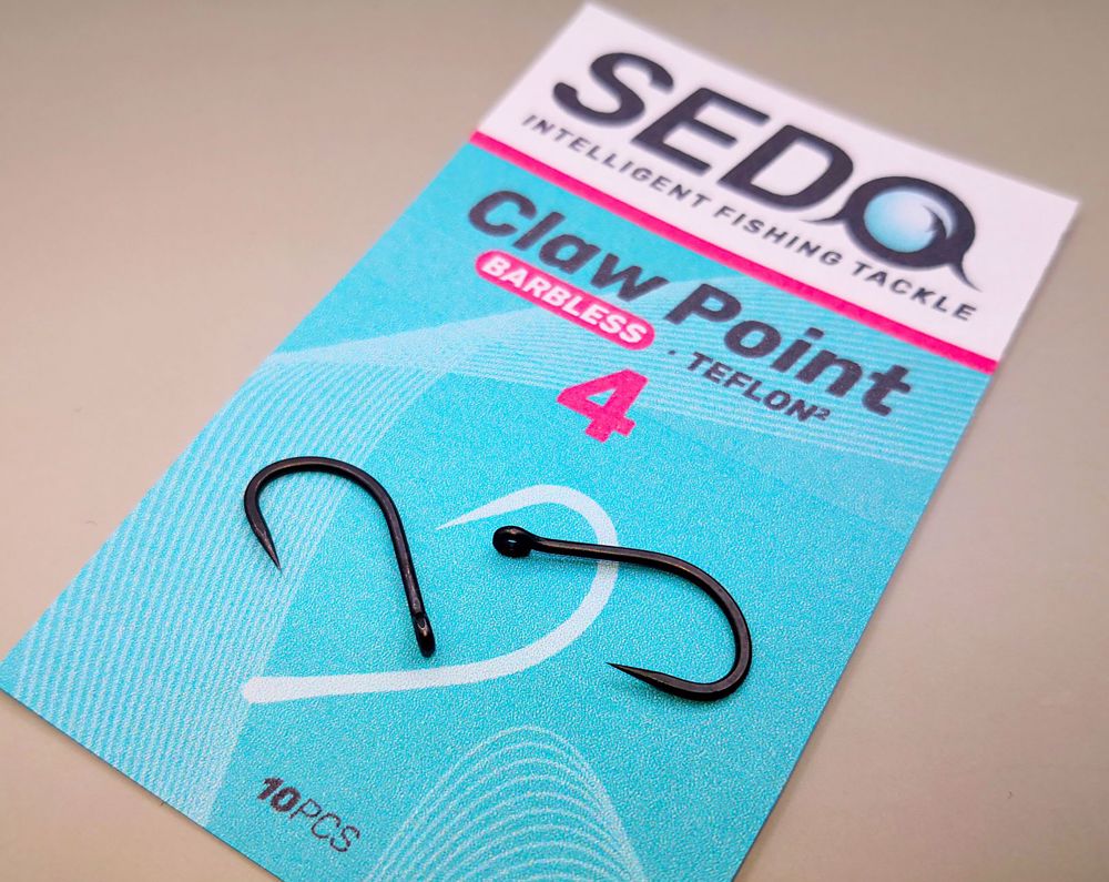 Carlige Sedo Claw Point Barbless fara barbeta NR 10