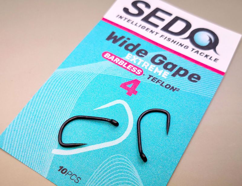 Carlige Sedo Wide Gape Extreme Barbless fara barbeta NR 4