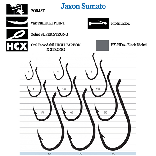 CARLIGE SUMATO BEAK-SOMN NR 5/0 negru
