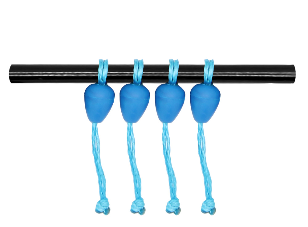 CONECTOR ELASTIC DACRON M 5*7mm Light Blue