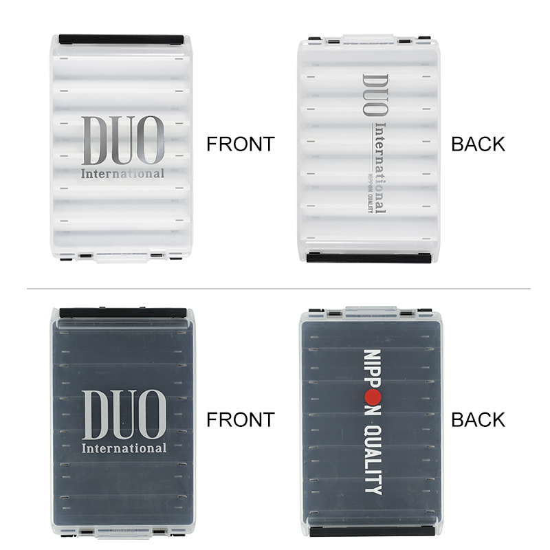 CUTIE DUO REVERSE LURE CASE 120 20x12.6x3.6cm Pearl Black/Gold Logo