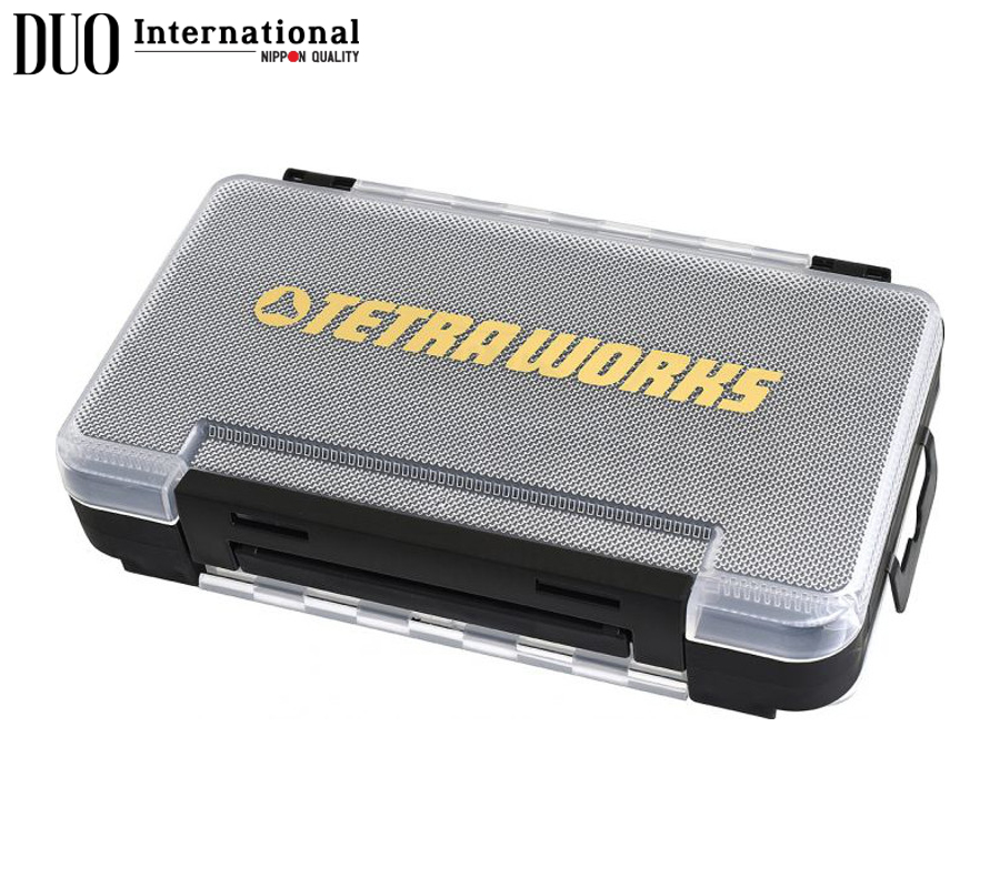 CUTIE DUO TETRA WORKS RUN GUN CASE 17.5x10.5x3.8cm Black/Gold Logo
