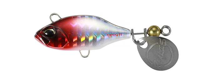 DUO REALIS SPIN 38 SW 3.8cm 11gr GHA0574 Holo Red Head GB