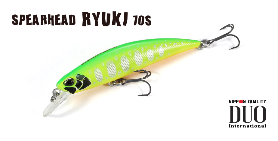 DUO SPEARHEAD RYUKI 70S 7cm 9gr DRA3050 Half Mirror Ayu